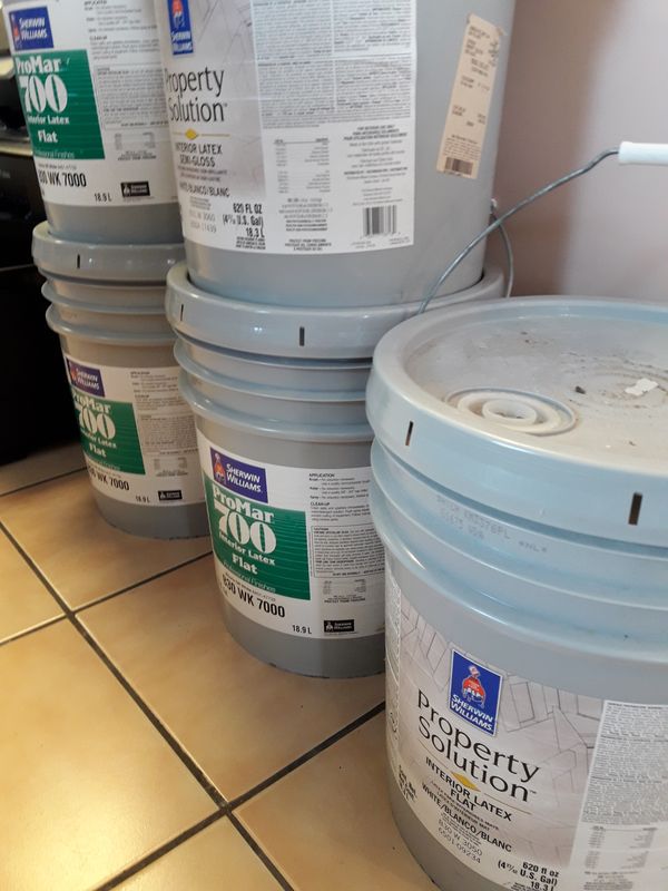 Sherwin williams 5 gallon paint for Sale in Miami, FL OfferUp