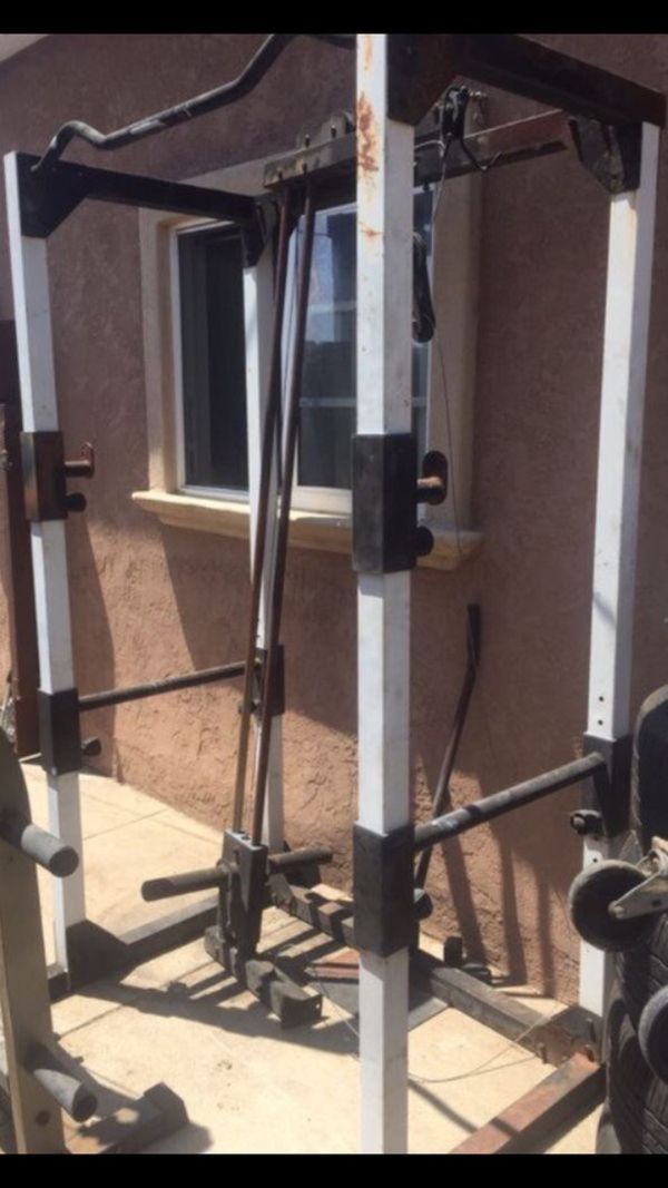 WEIDER CLUB WEIGHT SQUAT RACK CAGE PLUS MORE for Sale in San Diego, CA