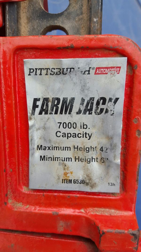 7000 lb Pittsburgh Farm Jack for Sale in Duvall, WA OfferUp