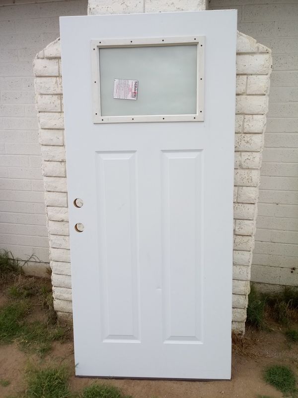 Exterior doors metal with dual glass for Sale in Phoenix