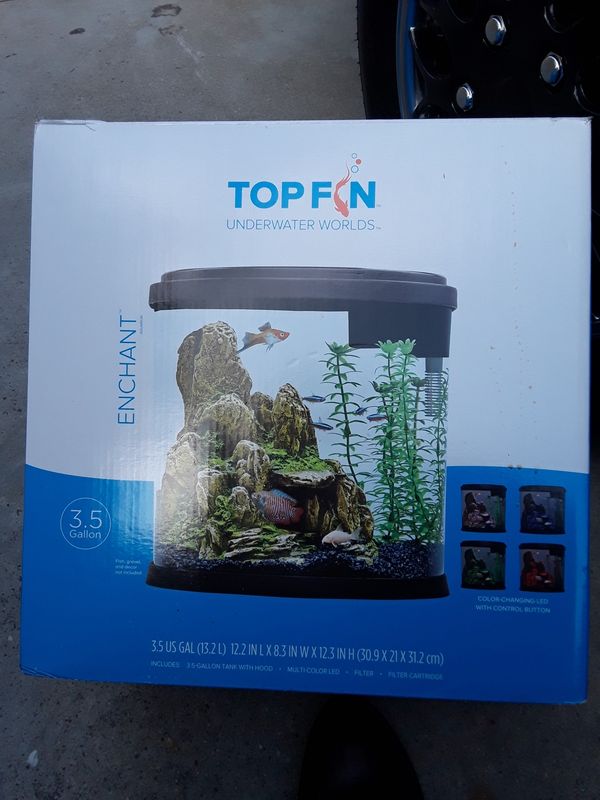 Top Fin 3.5 Gallon Enchant Aquarium for Sale in Paramount, CA - OfferUp