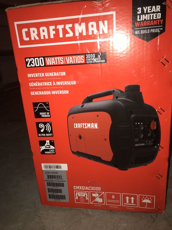 Craftsman FREE Tool—> CRAFTSMAN 3000 Watt Gasoline Portable Generator