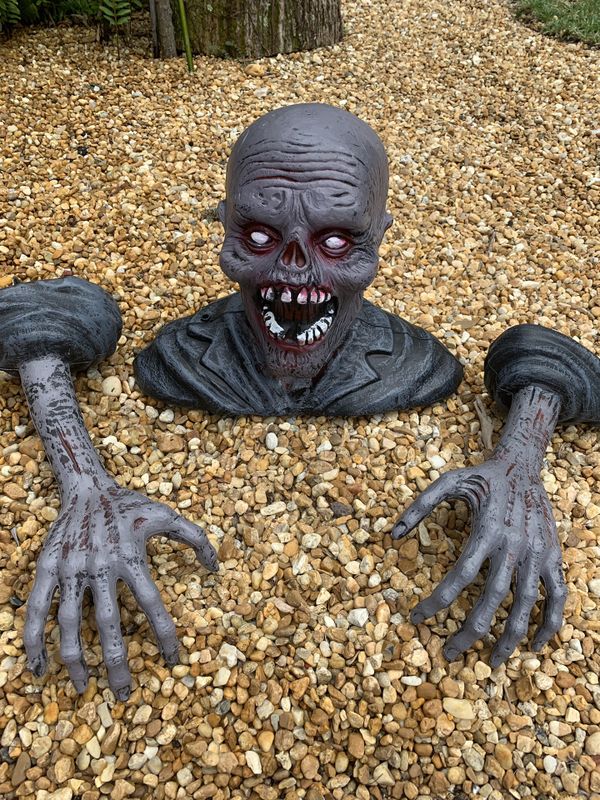 Spirit halloween zombie ground breaker prop decoration for Sale in