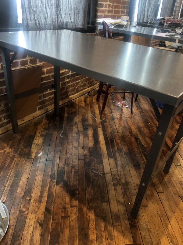 Uline adjustable metal work bench / tables for Sale in Philadelphia, PA