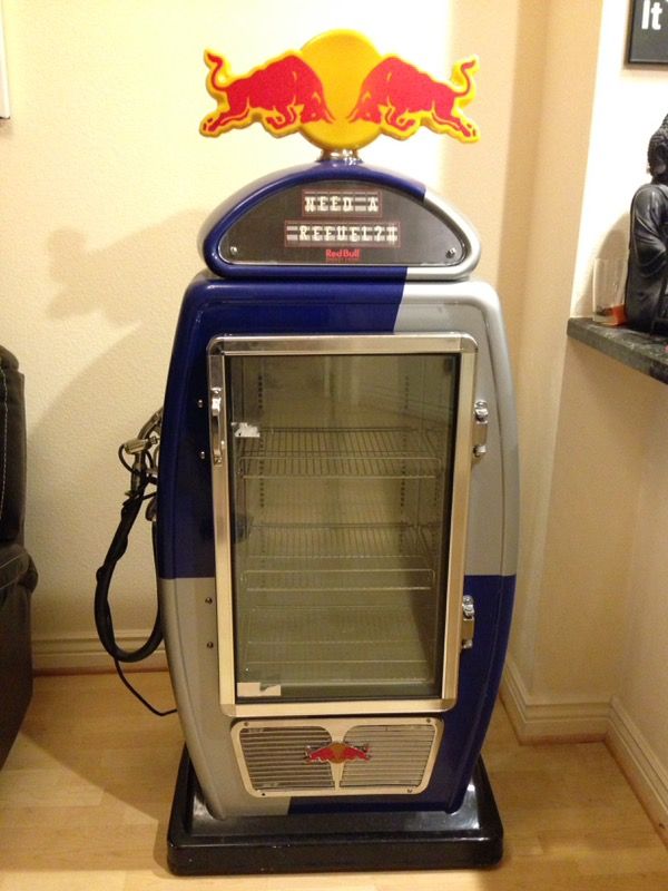 Red Bull Gas Pump Fridge Cooler Refrigerator RARE for Sale in Las Vegas