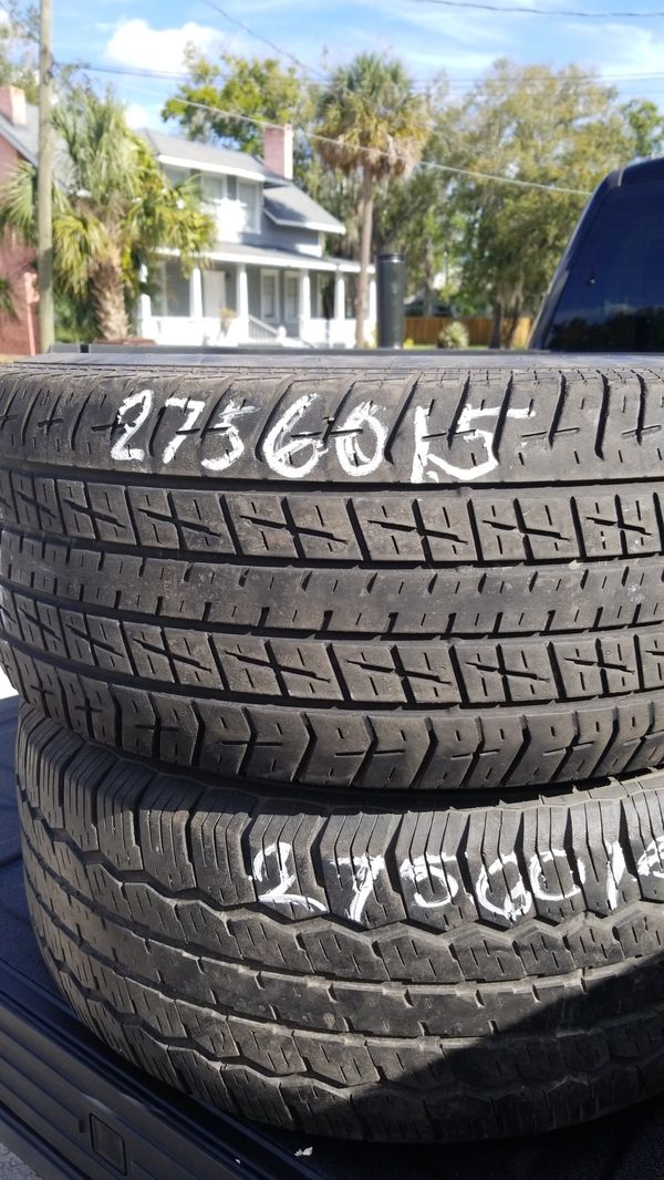 Used tires 275 60 15 for Sale in Kissimmee, FL OfferUp