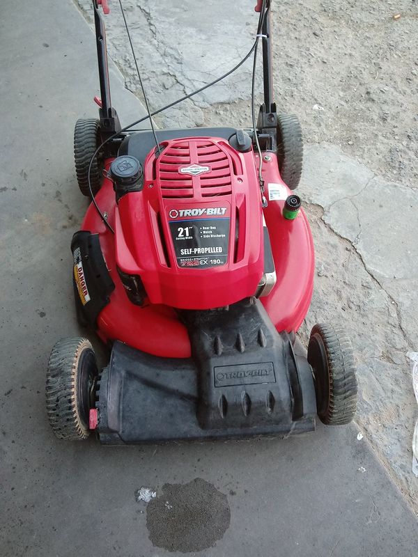 Troy built 21' self propelled 190cc 725EX SERIES LAWN MOWER for Sale in ...