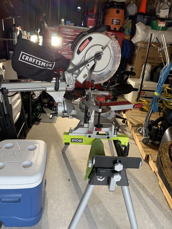 Craftsman 12 miter saw whith láser track !!! Precio firme for Sale in