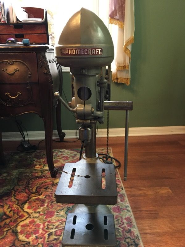 Antique general electric delta Milwaukee Homecraft drill press Rockwell
