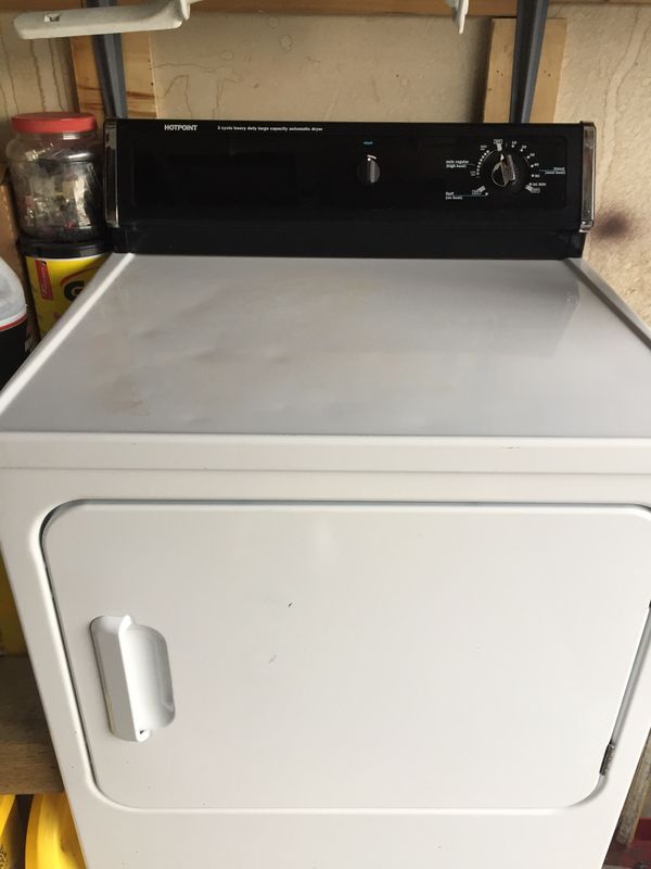 White Hotpoint 3 Cycle Heavy Duty Large Capacity Automatic Washer ...