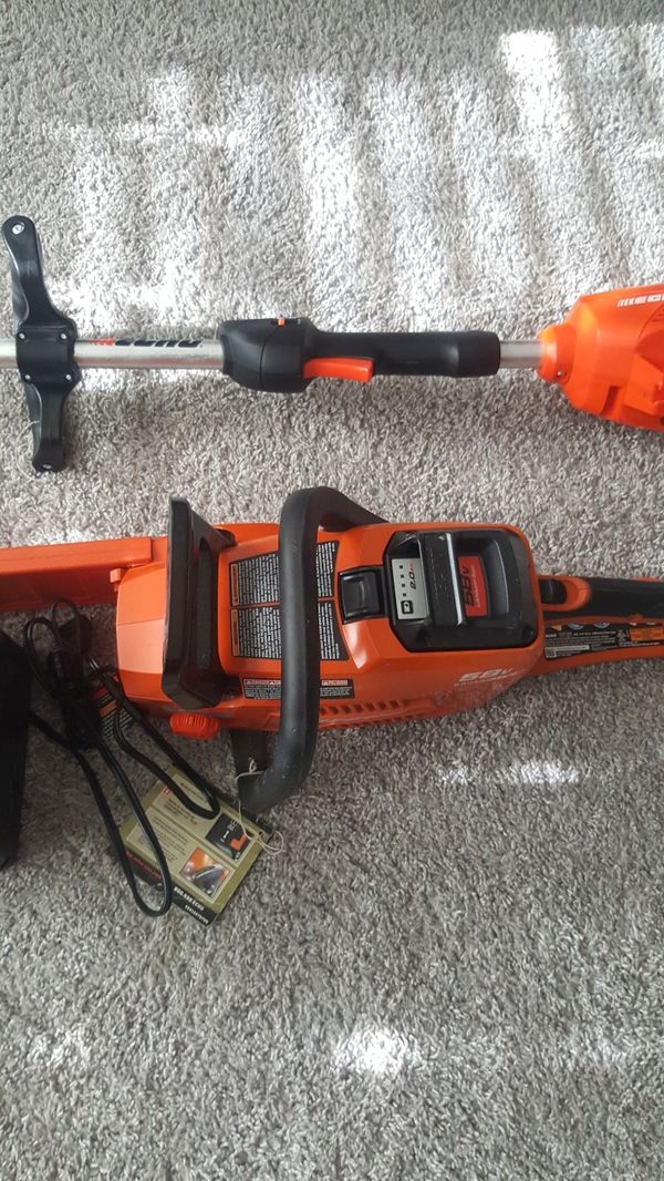 Echo chainsaw echo weed eater 58v battery and charger for Sale in Ocean