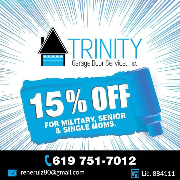 Trinity Garage Door Service For Sale In Encinitas Ca Offerup
