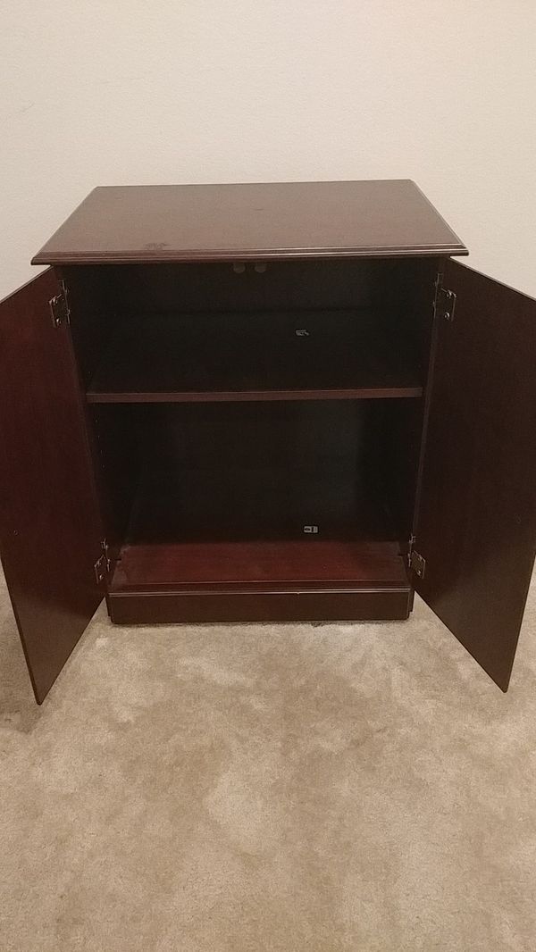 Cherry Wood Printer Stand with Wheels for Sale in Orange, CA OfferUp