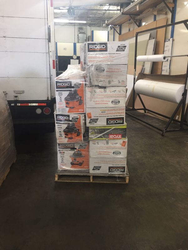 HOME DEPOT “TOOL PALLETS” FOR SALE ! PRICES VARY ! SERIOUS BUYERS ONLY!! POWER TOOL PALLETS