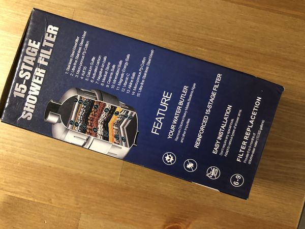 Brand new!!! 15-Stage Shower Filter with Replaceable ... Brand new!!! 15-Stage Shower Filter with Replaceable ...