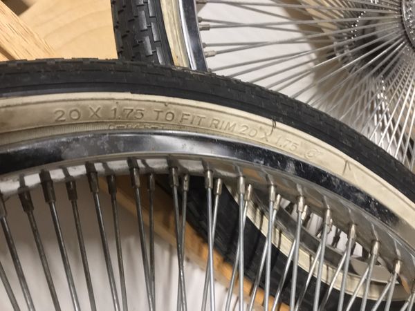 Lowrider 100 spoke bike rim set. for Sale in Ontario, CA