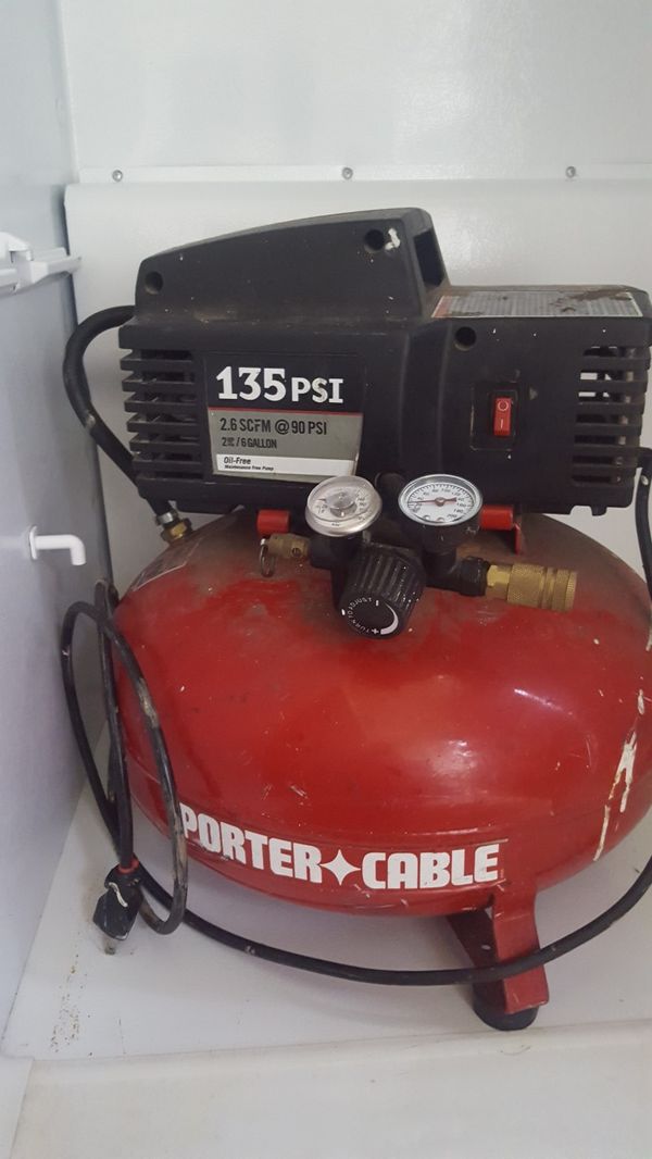 porter cable air compressor 4-gallon 135 psi