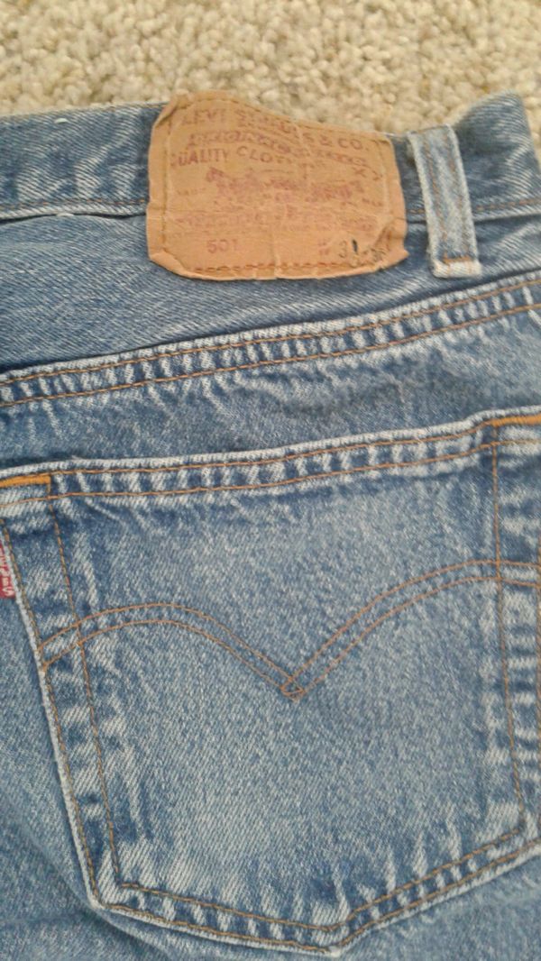 levis w31 size