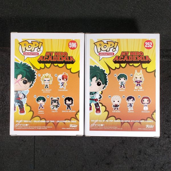my hero academia funko pop deku battle
