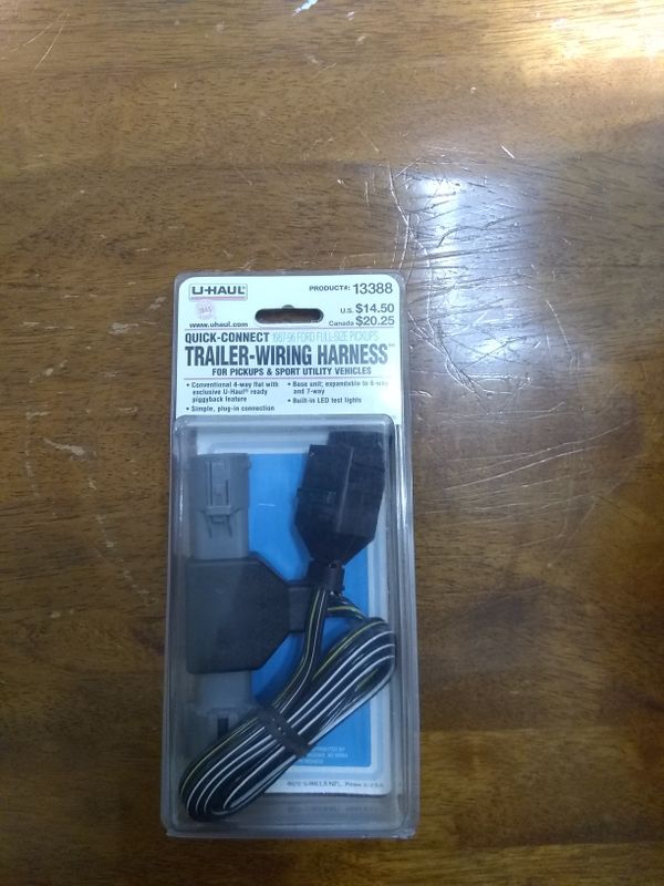 Uhaul quick connect trailer wiring harness for Sale in Woodbridge, VA