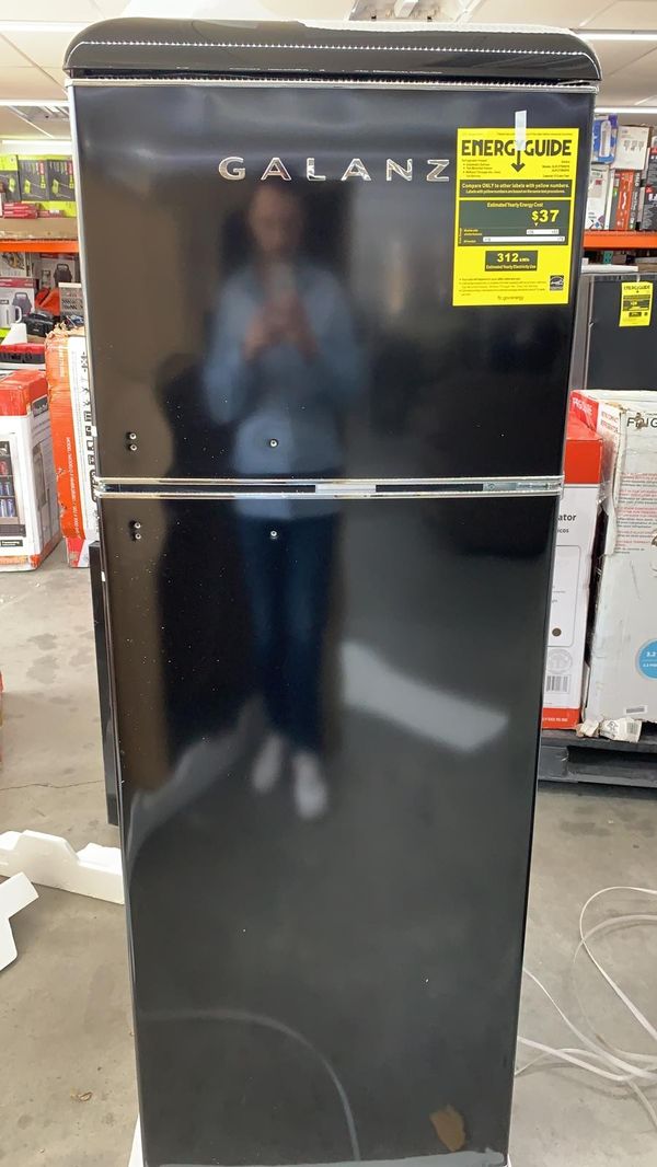 Galanz 12.0 cu. ft. Top Freezer Retro Refrigerator with Dual Door True