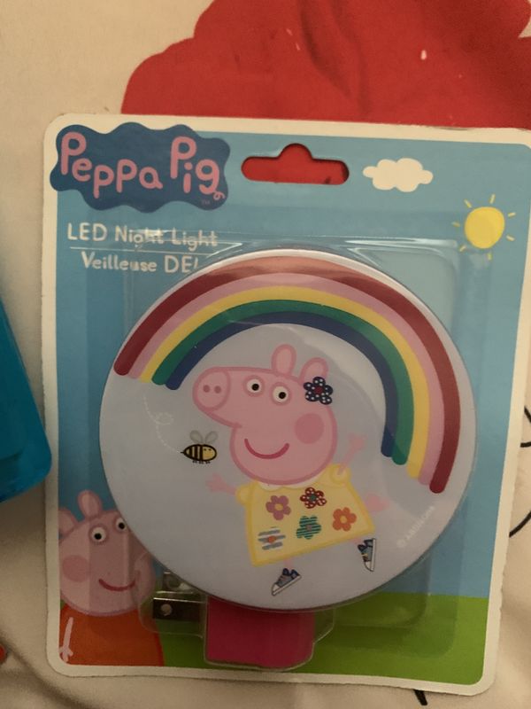 peppa pig soft night light