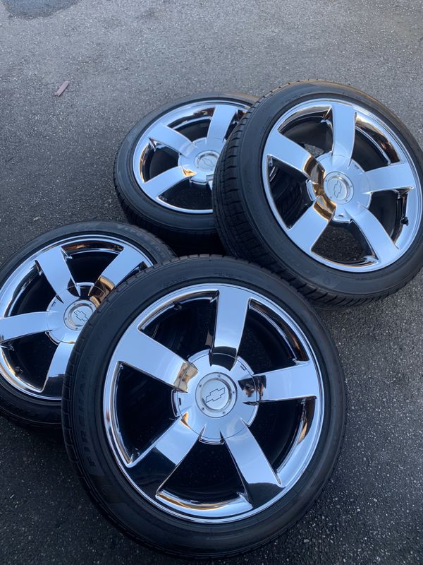 Chevy Silverado SS OEM Factory Wheels Rims Tires Rines 20” for Sale in ...