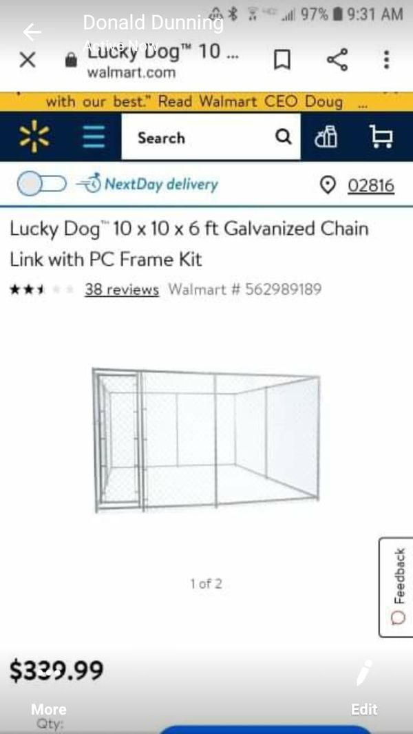 10 x 10 dog kennel for Sale in East Providence, RI - OfferUp