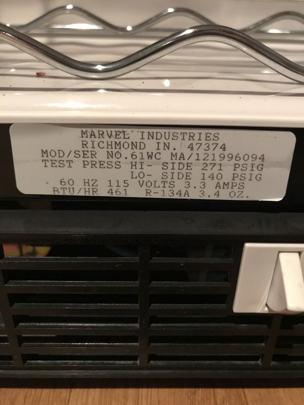 Marvel Wine Refrigerator Cooler For Sale In Old Tappan Nj Offerup