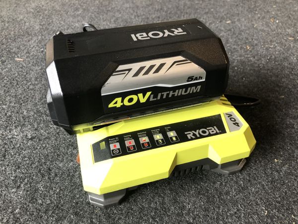 Ryobi RY40109 40V Lithium-Ion Cordless Battery Walk Behind Push Lawn ...