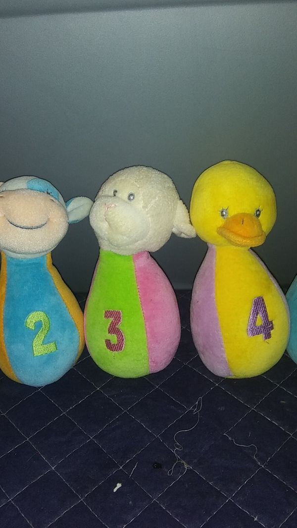 animal bowling pins
