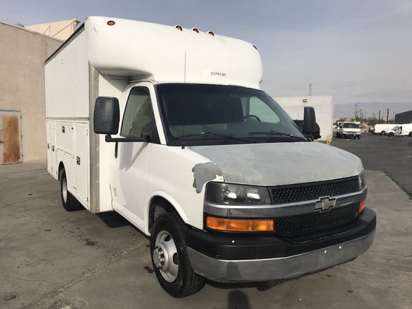 2006 CHEVROLET EXPRESS G3500 V8/6.0L CUTAWAY UTILITY COMPARTMENT BOX ...