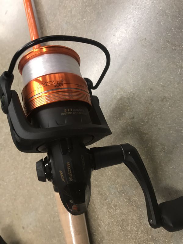 Ozark Trail 6'6 M Fishing Rod and Abu Garcia Max Z Spinning Reel Combo