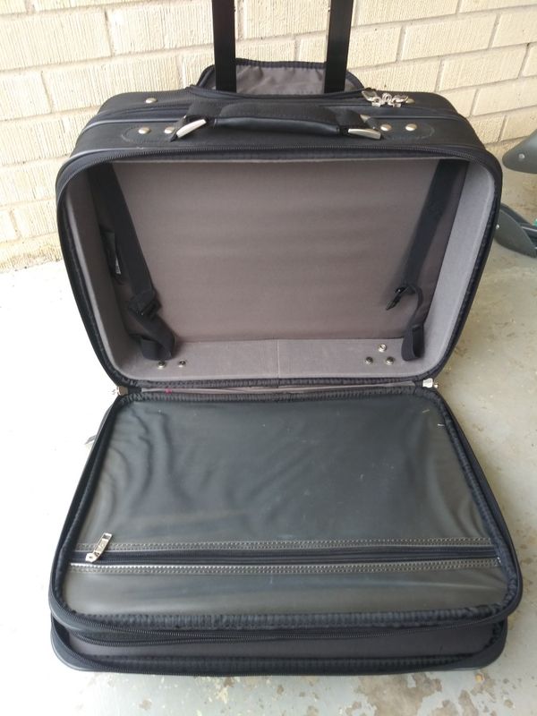 Samsonite Rolling Laptop Bag Carry On Case with Wheels Black Overnight