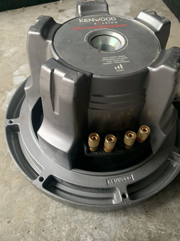 12” Kenwood Excelon dual voiccoil subwoofer for Sale in Kent, WA OfferUp
