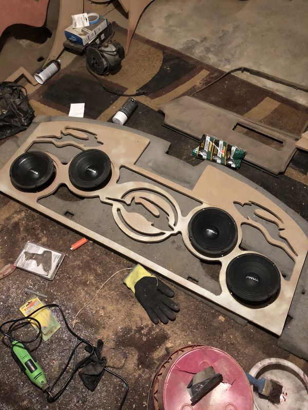 Custom rear speaker deck for a 9196 caprice/impala for sale 200 & I