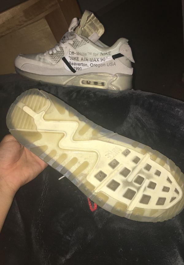 raffle air max 90 off white