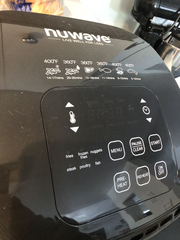 NUWAVE BRIO 3Q AIR FRYER, USED ONCE for Sale in Tampa, FL - OfferUp