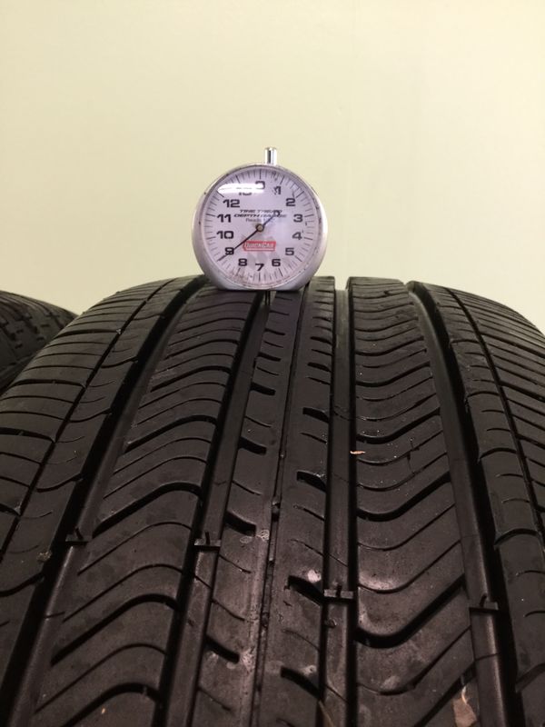 215/55/17 SET OF 2 USED TIRES MICHELIN PRIMACY MXV4 P215/55R17 93V