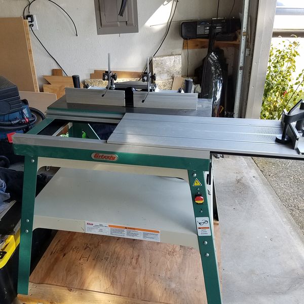 Grizzly Sliding Router Table Cast Iron for Sale in Lacey, WA OfferUp