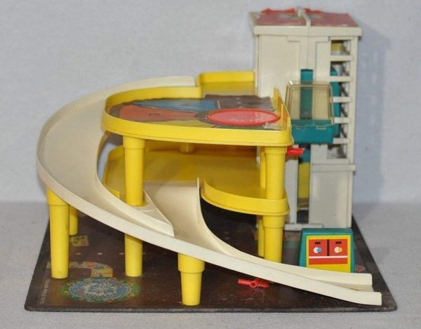 fisher price car garage vintage