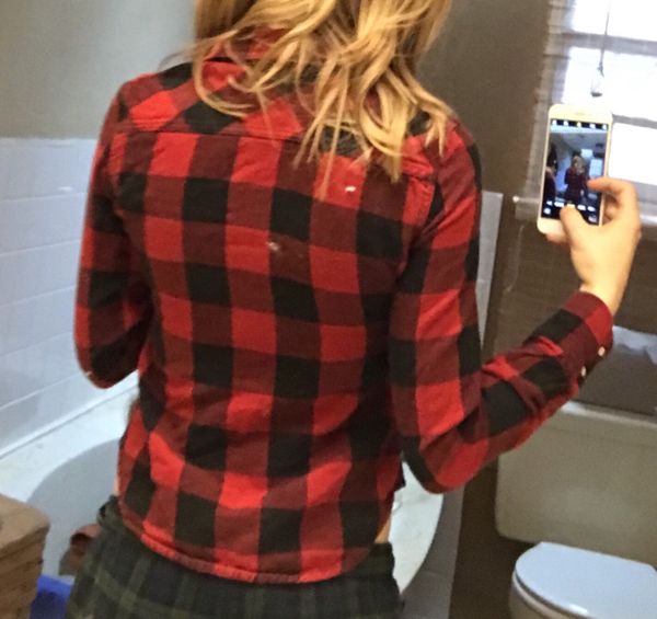 target oversized flannel