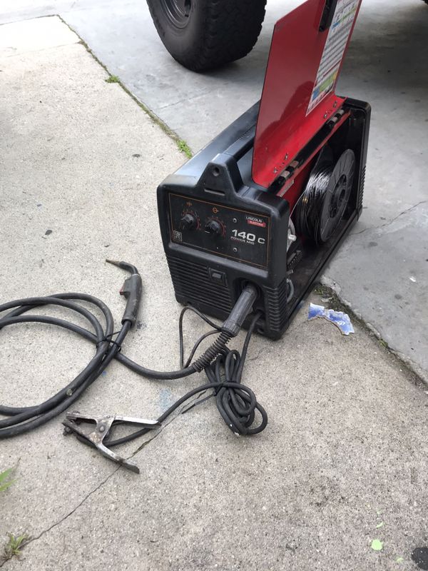 Lincoln 140c power mig welder 110v in good condition for Sale in ...