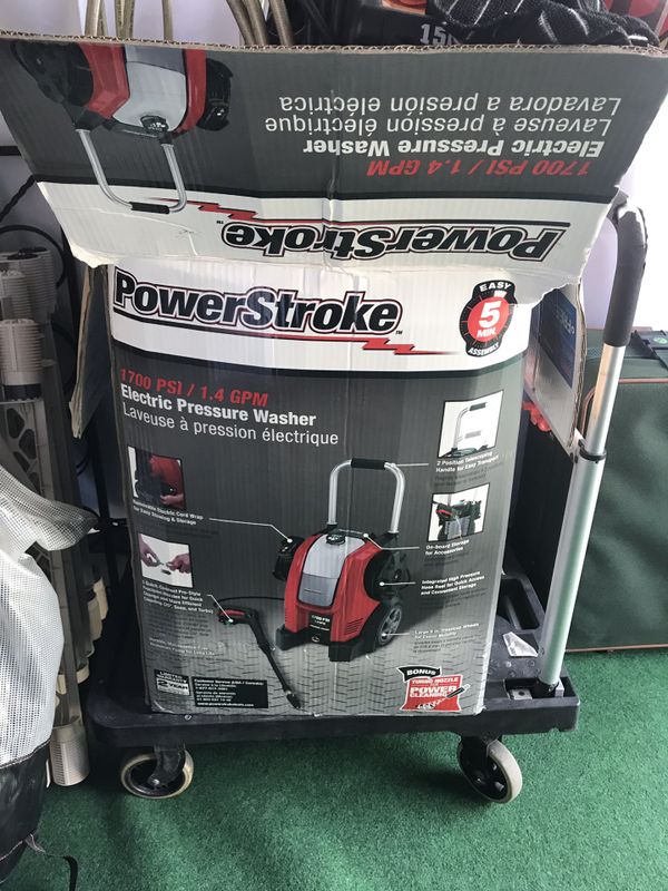 Power stroke electric pressure washer 1700 psi for Sale in ...