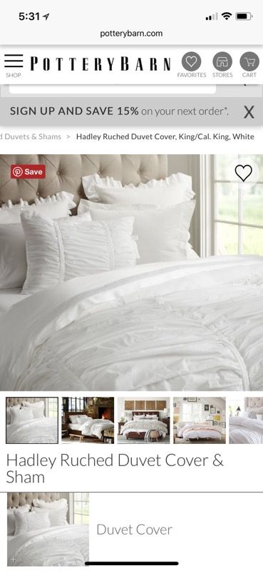 Pottery Barn White King Duvet Cover For Sale In Miami Fl Offerup