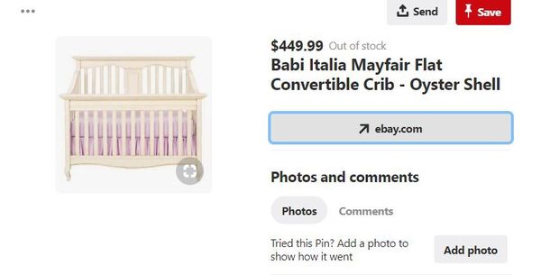 Babi Italia Mayfair Convertible Crib For Sale In Tampa Fl Offerup