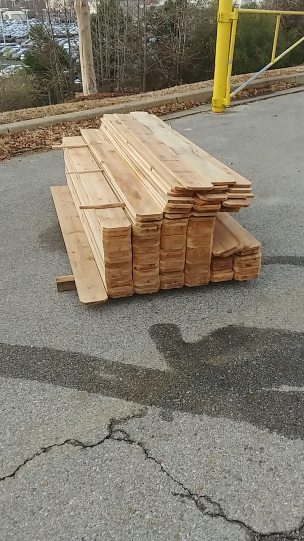 Cedar Fence Boards 6ft New 1 6 Per Board For Sale In Memphis TN OfferUp