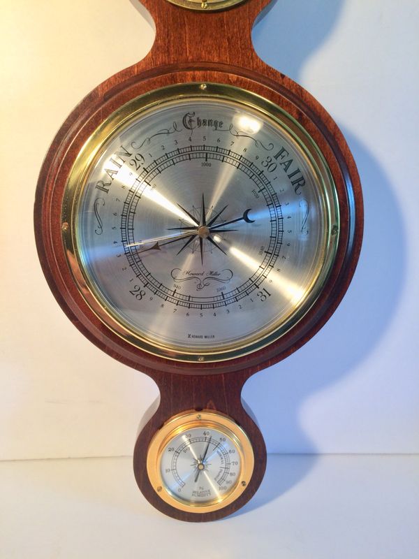 HOWARD MILLER Catalina Weather Station & Maritime Wall Clock (Height