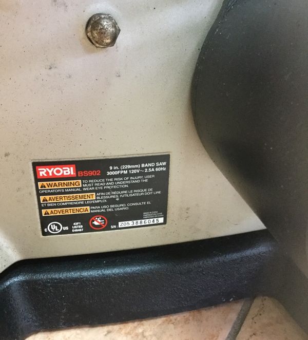 RYOBI BS902 BAND SAW for Sale in Coral Springs, FL OfferUp