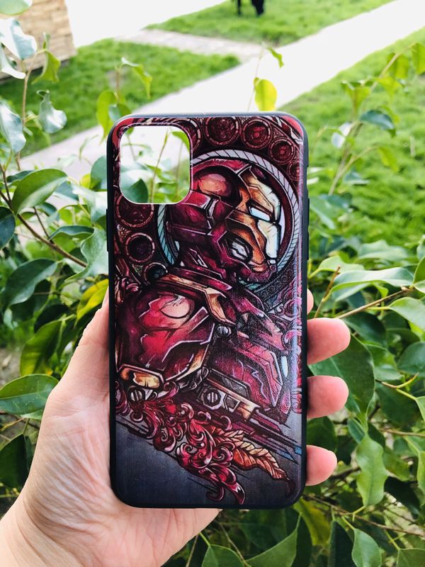 Brand new cool iphone 11 PRO MAX case cover phone case rubber iron man